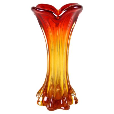 Mid-Century Murano Glass Vase, Italy, 1960s-TQA-1322349