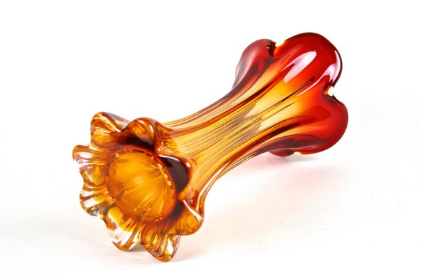 Mid-Century Murano Glass Vase, Italy, 1960s-TQA-1322349