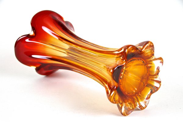 Mid-Century Murano Glass Vase, Italy, 1960s-TQA-1322349