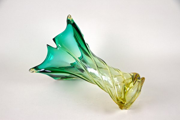 Mid-Century Murano Glass Vase, Italy, 1960s-TQA-1321950