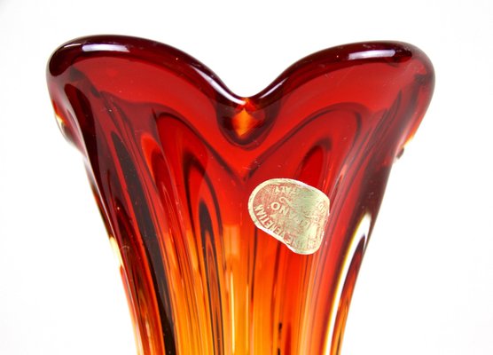 Mid-Century Murano Glass Vase, Italy, 1960s-TQA-1322349