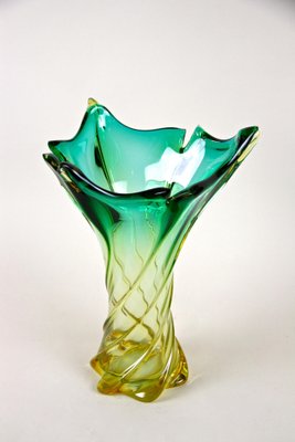 Mid-Century Murano Glass Vase, Italy, 1960s-TQA-1321950