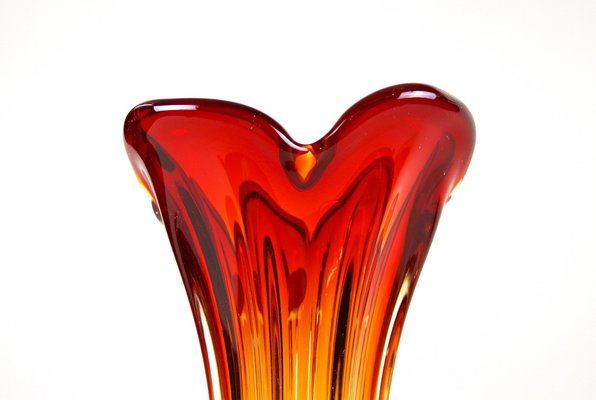 Mid-Century Murano Glass Vase, Italy, 1960s-TQA-1322349