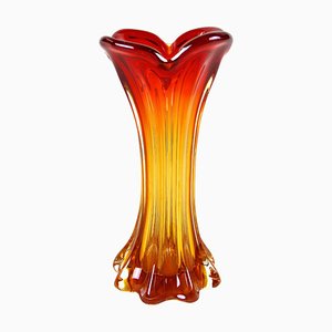 Mid-Century Murano Glass Vase, Italy, 1960s-TQA-1322349