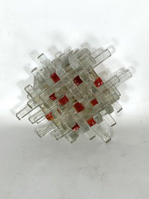 Mid-Century Murano Glass Wall Lamp by Albano Poli, 1970s-OT-1313296