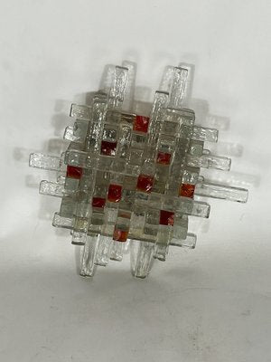 Mid-Century Murano Glass Wall Lamp by Albano Poli, 1970s-OT-1313296