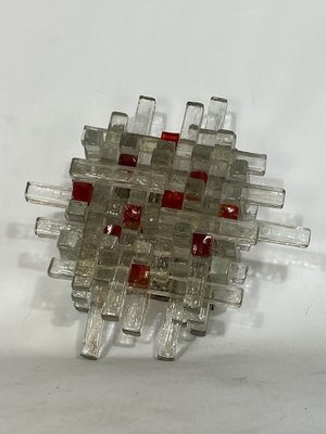 Mid-Century Murano Glass Wall Lamp by Albano Poli, 1970s-OT-1313296