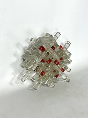 Mid-Century Murano Glass Wall Lamp by Albano Poli, 1970s-OT-1313296