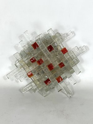 Mid-Century Murano Glass Wall Lamp by Albano Poli, 1970s-OT-1313296