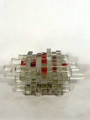 Mid-Century Murano Glass Wall Lamp by Albano Poli, 1970s-OT-1313296