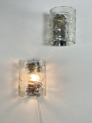 Mid-Century Murano Glass Wall Lamps in the style of Gino Cenedese, 1960s, Set of 2-YST-2035967