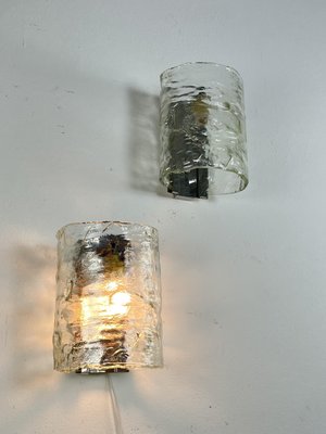 Mid-Century Murano Glass Wall Lamps in the style of Gino Cenedese, 1960s, Set of 2-YST-2035967