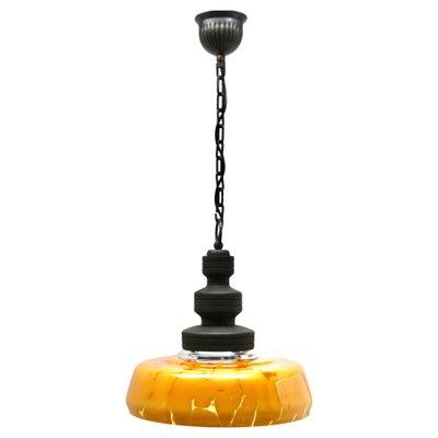 Mid-Century Murano Pendant Light with Glass Shade-MJY-1150361