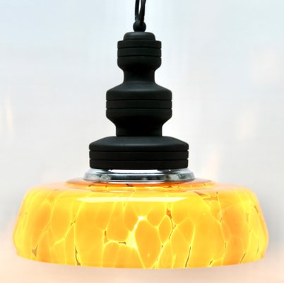 Mid-Century Murano Pendant Light with Glass Shade-MJY-1150361