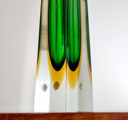 Mid-Century Murano Sommerso Glass Vases by Flavio Poli for Alessandro Mandruzzato, 1970s, Set of 2-PUG-2035749