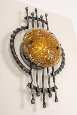 Mid-Century Murano Wall Sconce by Tom Ahlstrom & Hans Ehrlich-UGR-1134820