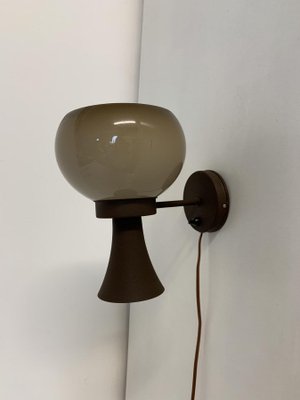 Mid-Century Mushroom Wall Lamp by Dijkstra Holland, 1970s-BGP-1029929