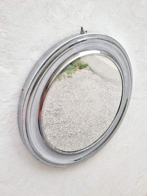 Mid-Century Narciso Round Wall Mirror by Sergio Mazza for Artemide, 1960s-PUG-1767849