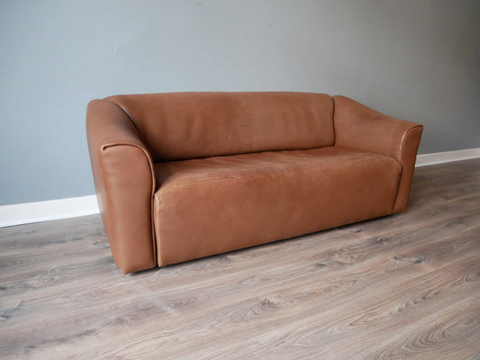 Mid-Century Neck Leather DS 47 3-Seat Sofa from de Sede