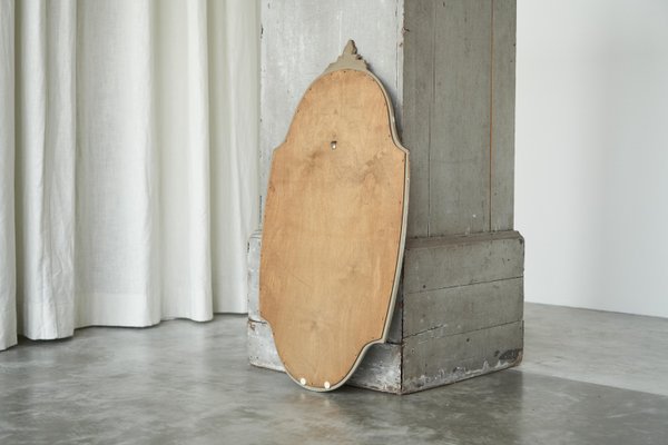 Mid-Century Neoclassical Wall Mirror in Wood, 1940s-FEW-2024204