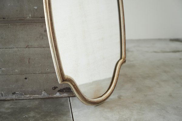 Mid-Century Neoclassical Wall Mirror in Wood, 1940s-FEW-2024204