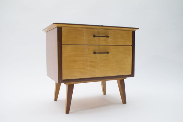 Mid-Century Nightstands, 1950s, Set of 2-KQB-618764