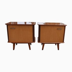 Mid-Century Nightstands, 1950s, Set of 2-OXJ-1293466