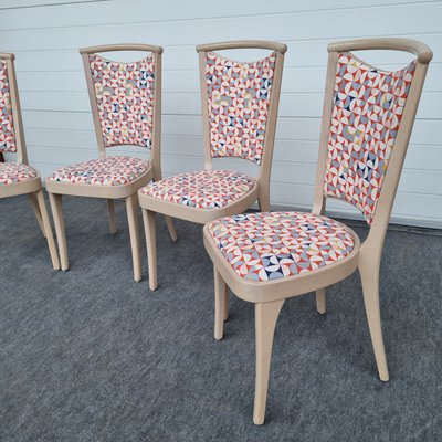 Mid-Century No. 11 Chairs from Baumann, France, Set of 4-GSF-1098525