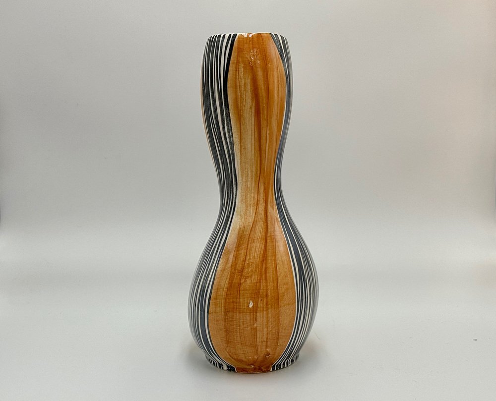 Mid-Century No 244 Faience Vase by Wit Płażewski, 1960s