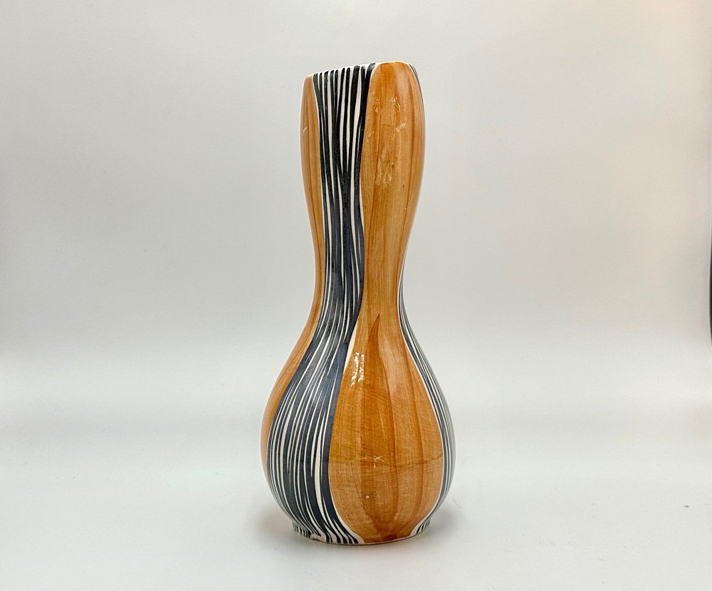 Mid-Century No 244 Faience Vase by Wit Płażewski, 1960s