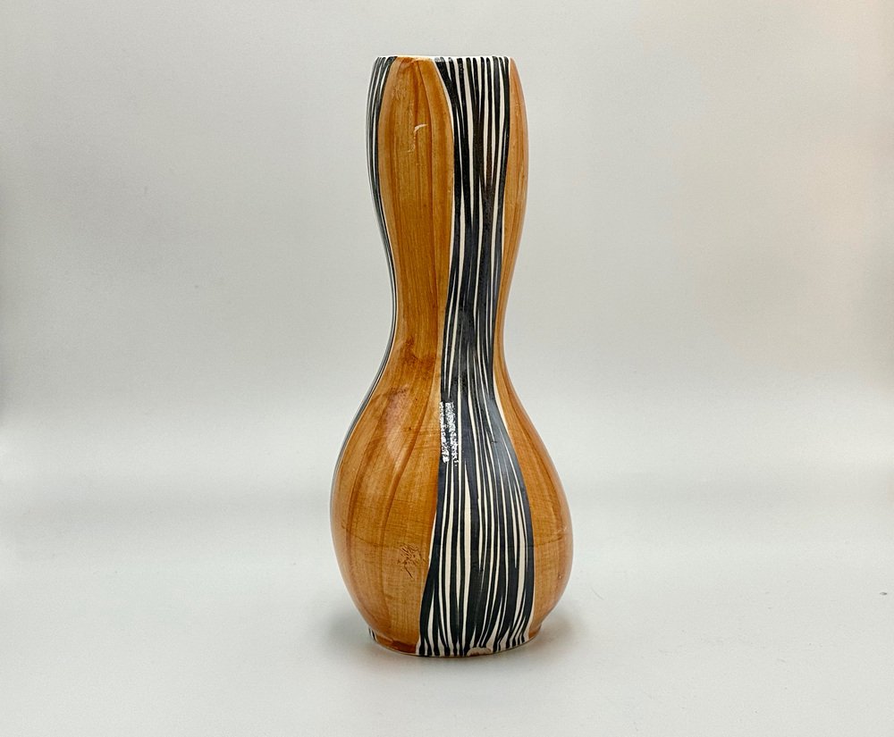 Mid-Century No 244 Faience Vase by Wit Płażewski, 1960s