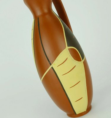 Mid-Century No. 320-20 Ceramic Vase with Scratch Decoration from Sawa, 1950s-FH-1098663