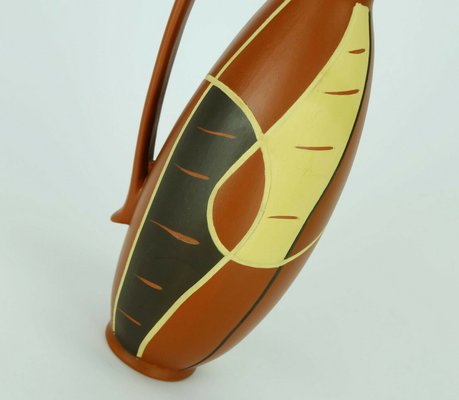 Mid-Century No. 320-20 Ceramic Vase with Scratch Decoration from Sawa, 1950s-FH-1098663