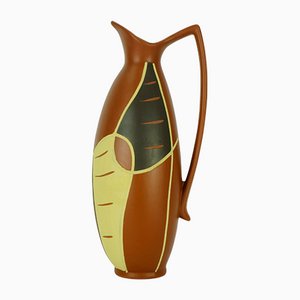 Mid-Century No. 320-20 Ceramic Vase with Scratch Decoration from Sawa, 1950s-FH-1098663