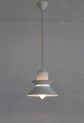 Mid-Century Nordic Style Metal and Glass Pendant Lamp from Glashütte Limburg, 1980s-VNE-1167467