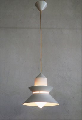 Mid-Century Nordic Style Metal and Glass Pendant Lamp from Glashütte Limburg, 1980s-VNE-1167467