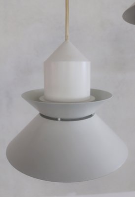 Mid-Century Nordic Style Metal and Glass Pendant Lamp from Glashütte Limburg, 1980s-VNE-1167461