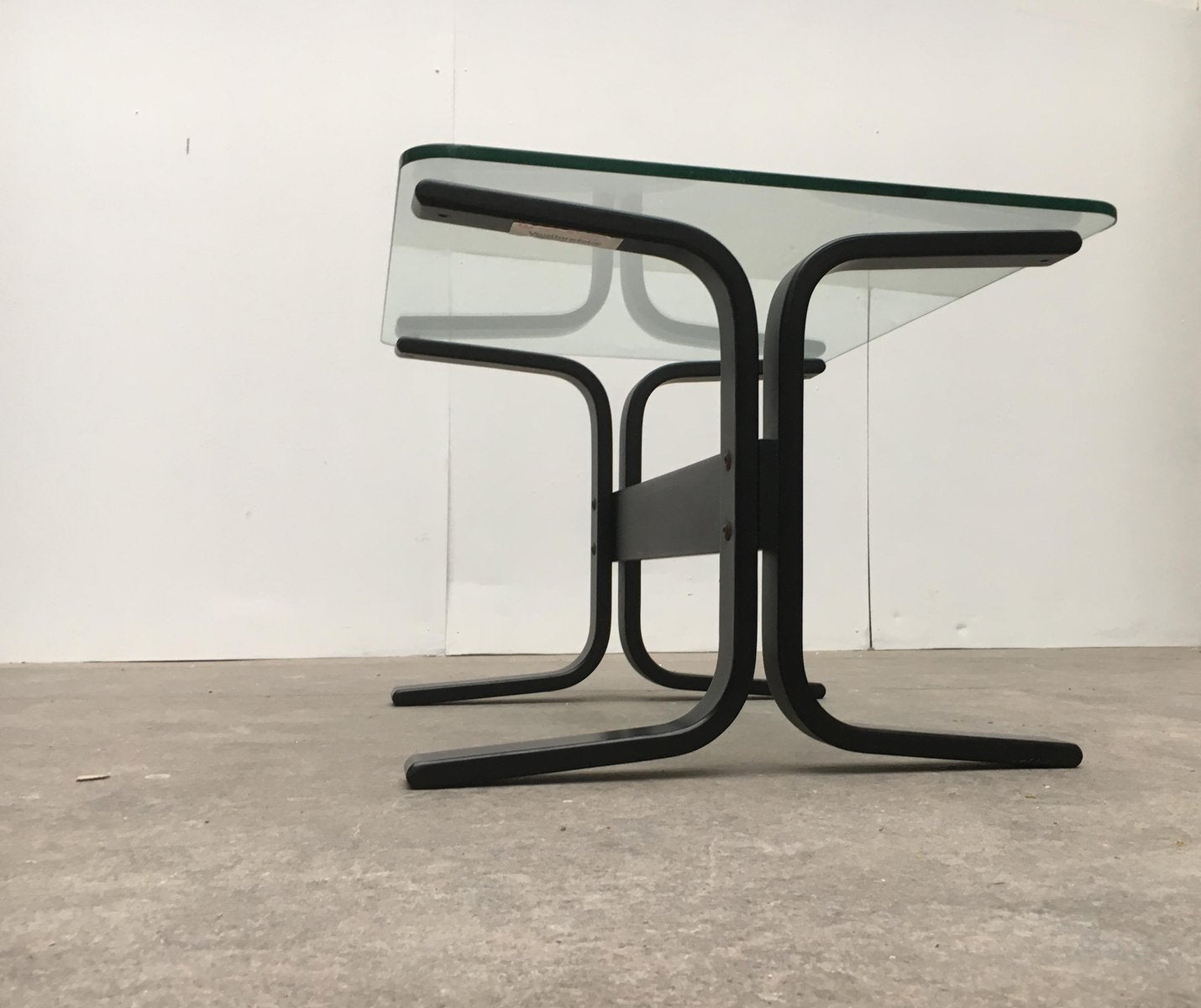 Mid-Century Norwegian Siesta Glass Side Table by Ingmar Relling for Westnofa