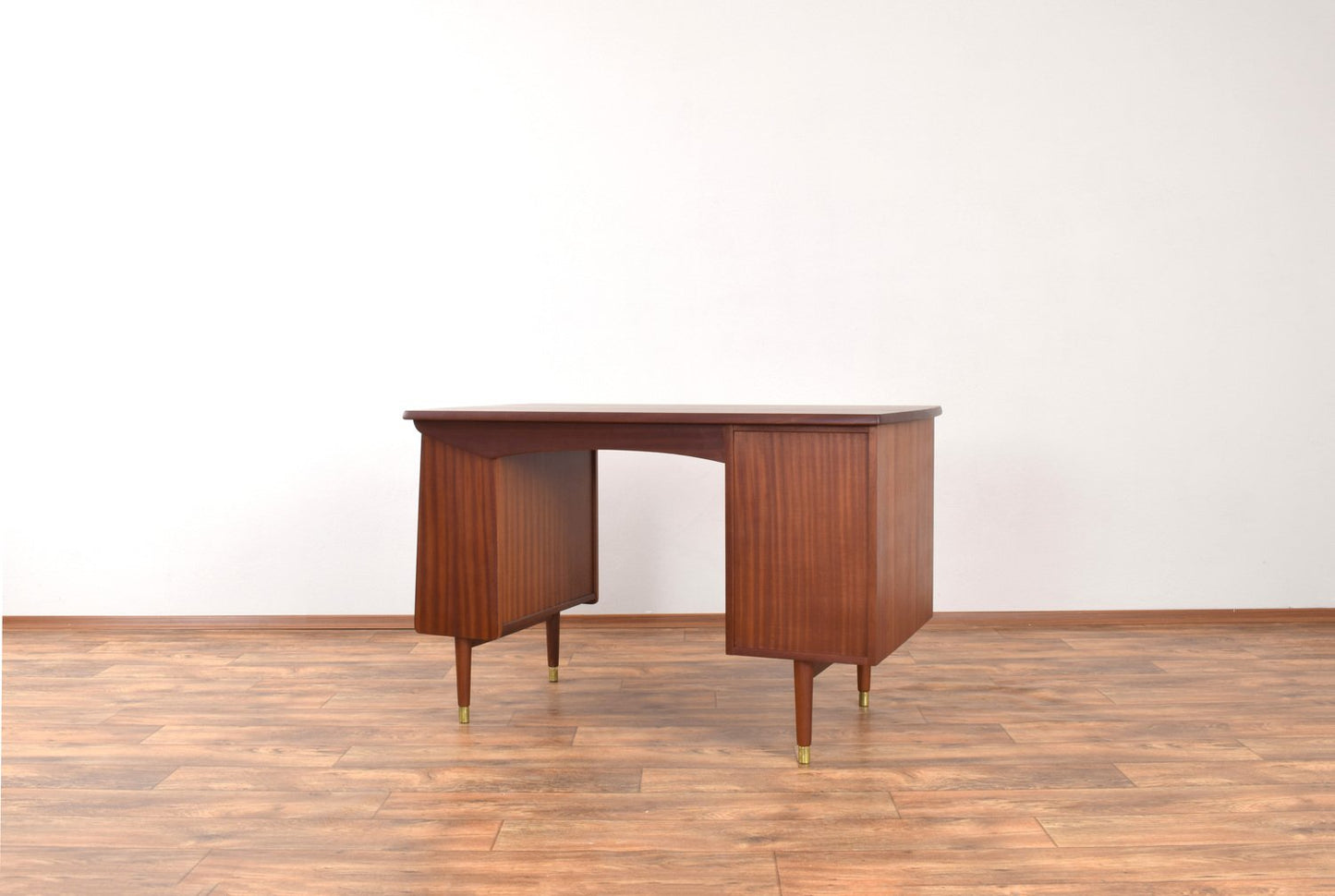 Mid-Century Norwegian Teak Desk Model 44 from Brødrene Jåtogs Møbelfabrikk, 1950s