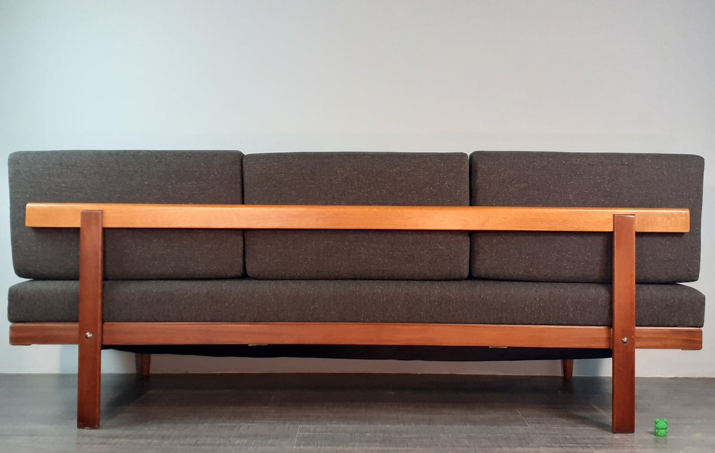 Mid-Century Norwegian Teak Ekornes Edition Svane Combina Daybed Sofa with Gray Fabric by Ingmar Relling for Ekornes, 1960s