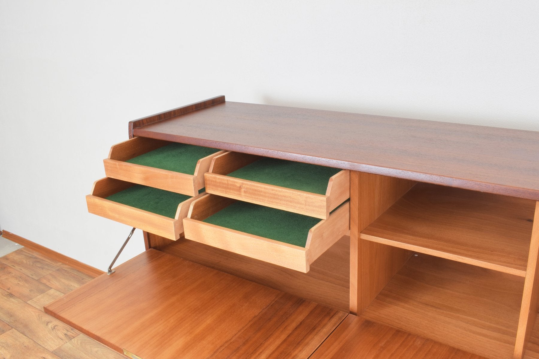 Mid-Century Norwegian Teak Highboard, 1960s