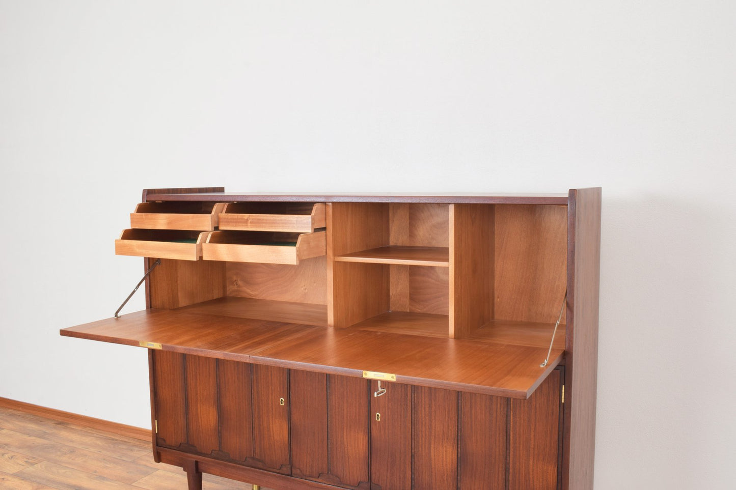 Mid-Century Norwegian Teak Highboard, 1960s