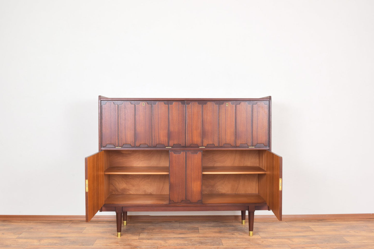 Mid-Century Norwegian Teak Highboard, 1960s