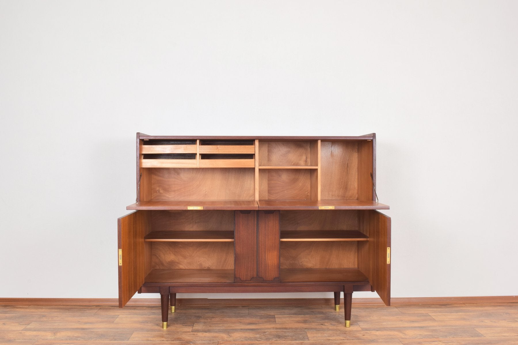 Mid-Century Norwegian Teak Highboard, 1960s