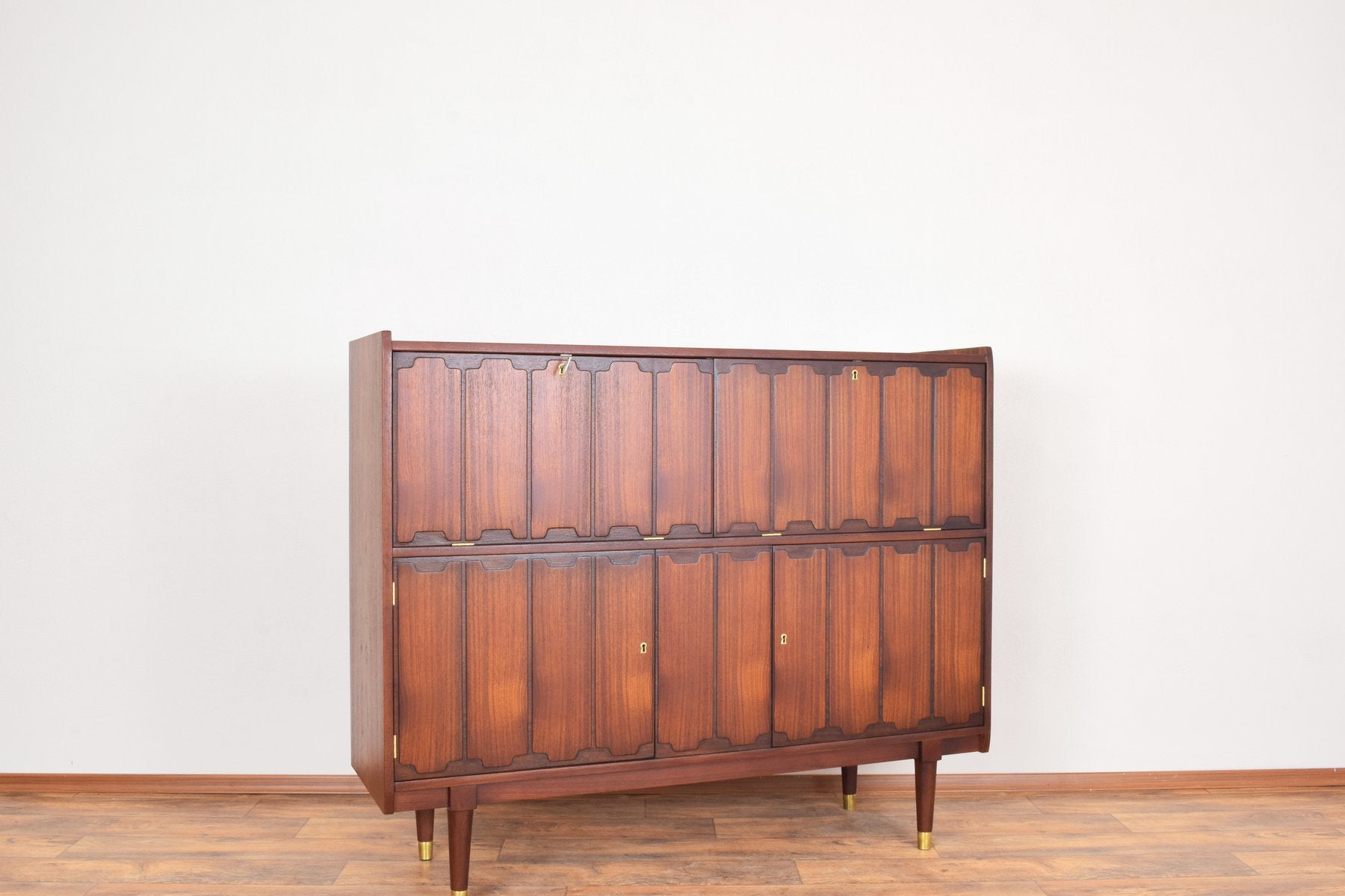 Mid-Century Norwegian Teak Highboard, 1960s