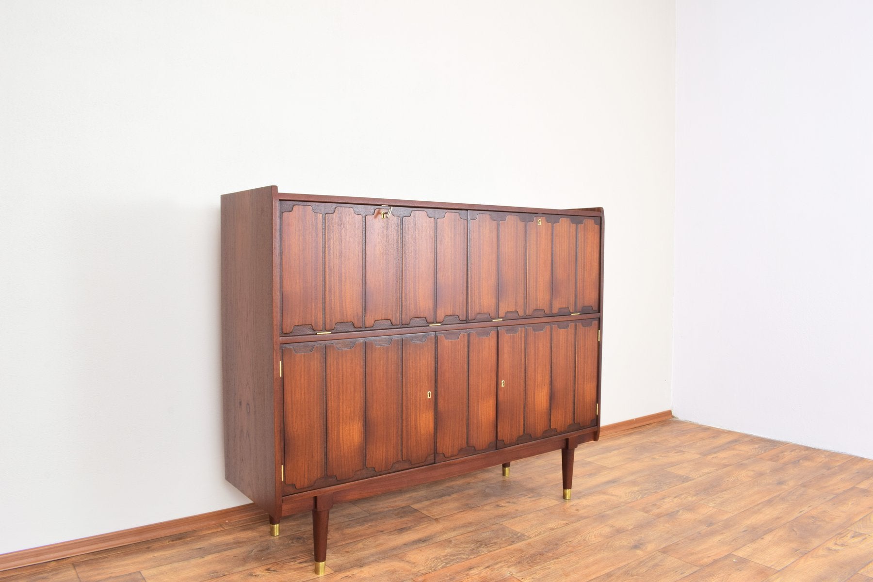 Mid-Century Norwegian Teak Highboard, 1960s