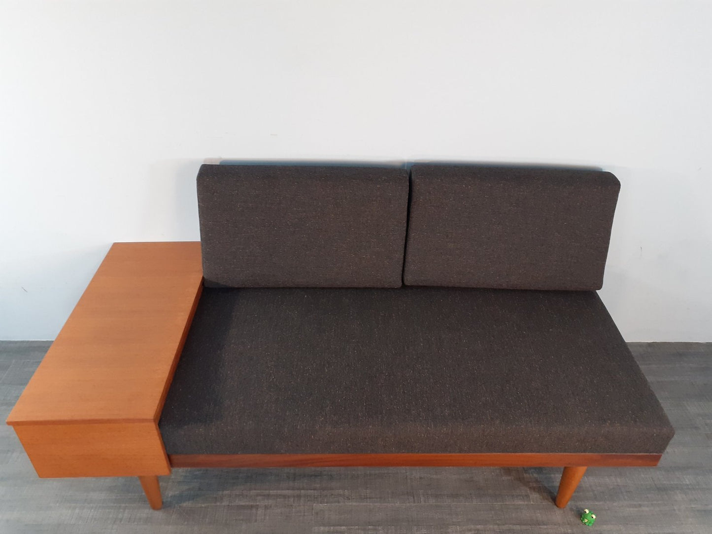 Mid-Century Norwegian Teak Svanette Sofa Daybed with Anthracite Fabric by Ingmar Rellling for Ekornes, 1960s