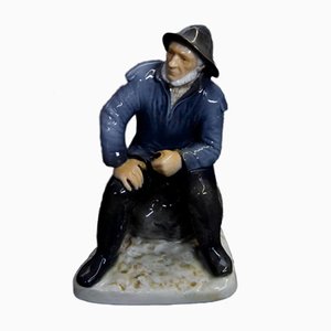 Mid-Century Nr. 1614 Fisherman Porcelain Figurine from Bing & Grondahl-BXB-717264