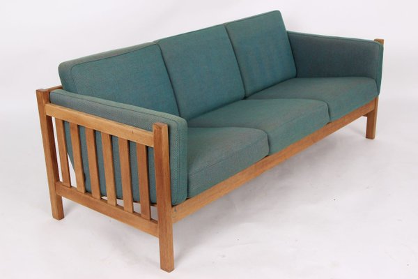 Mid-Century Oak and Wool 3-Seater Model 2342 Sofa by Børge Mogensen for Fredericia-DQ-703412