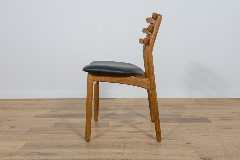 Mid-Century Oak Dining Chairs by Poul Volther for FDB Mobler, Denmark, 1960s, Set of 6